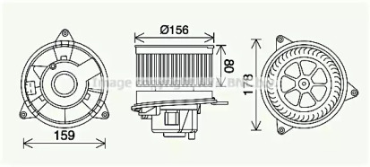 Электродвигатель AVA QUALITY COOLING FD8638