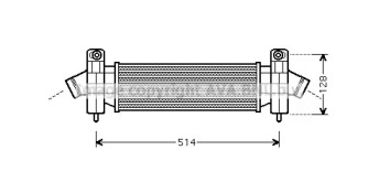 Интеркулер AVA QUALITY COOLING FDA4341