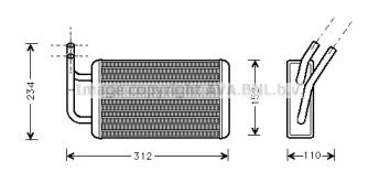 Теплообменник AVA QUALITY COOLING FDA6215