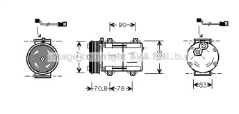 Компрессор AVA QUALITY COOLING FDAK281