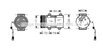 Компрессор AVA QUALITY COOLING FDAK285