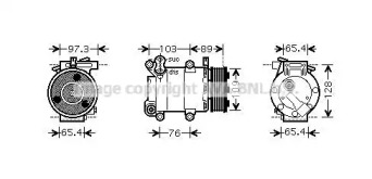 Компрессор AVA QUALITY COOLING FDAK391