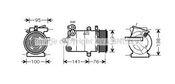 Компрессор AVA QUALITY COOLING FDAK417