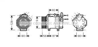 Компрессор AVA QUALITY COOLING FDAK431