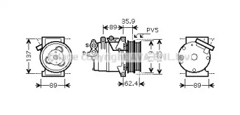 Компрессор AVA QUALITY COOLING FDAK433