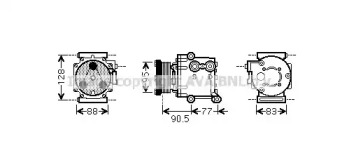 Компрессор AVA QUALITY COOLING FDAK434