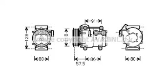 Компрессор AVA QUALITY COOLING FDAK451