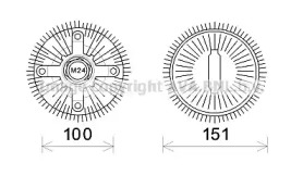 Сцепление AVA QUALITY COOLING FDC448