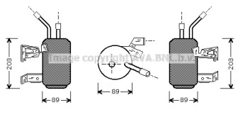 Осушитель AVA QUALITY COOLING FDD312