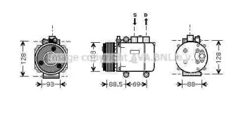 Компрессор AVA QUALITY COOLING FDK174