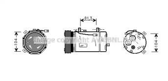 Компрессор AVA QUALITY COOLING FDK267