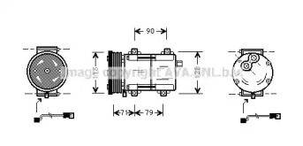 Компрессор AVA QUALITY COOLING FDK284