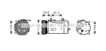 Компрессор AVA QUALITY COOLING FDK307