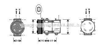 Компрессор AVA QUALITY COOLING FDK352