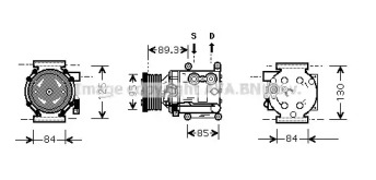 Компрессор AVA QUALITY COOLING FDK402