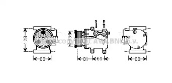 Компрессор AVA QUALITY COOLING FDK437