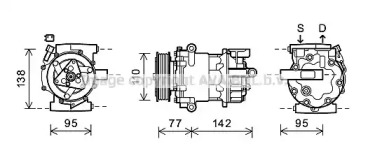 Компрессор AVA QUALITY COOLING FDK470