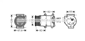 Компрессор AVA QUALITY COOLING FDK477