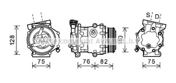 Компрессор AVA QUALITY COOLING FDK479