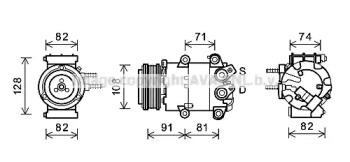 Компрессор AVA QUALITY COOLING FDK570