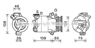 Компрессор AVA QUALITY COOLING FDK595