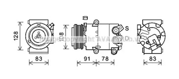 Компрессор AVA QUALITY COOLING FDK621