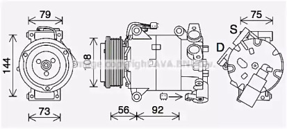 Компрессор AVA QUALITY COOLING FDK636