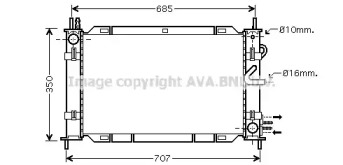 Теплообменник AVA QUALITY COOLING FDM388