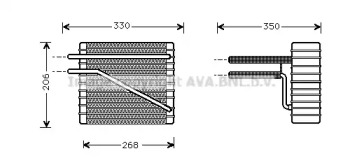 Испаритель AVA QUALITY COOLING FDV269