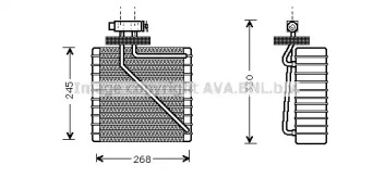 Испаритель AVA QUALITY COOLING FDV270