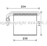 Испаритель, кондиционер AVA QUALITY COOLING FDV461