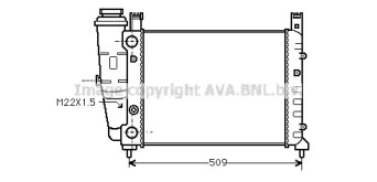 Теплообменник AVA QUALITY COOLING FT2060