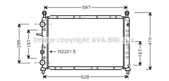 Теплообменник AVA QUALITY COOLING FT2066