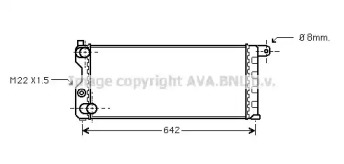 Теплообменник AVA QUALITY COOLING FT2074