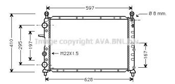 Теплообменник AVA QUALITY COOLING FT2099