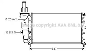 Теплообменник AVA QUALITY COOLING FT2140