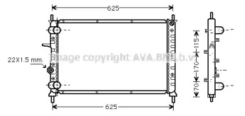 Теплообменник AVA QUALITY COOLING FT2188