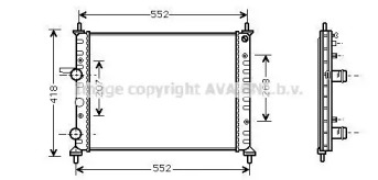 Теплообменник AVA QUALITY COOLING FT2201