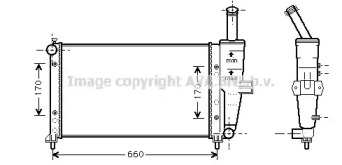 Теплообменник AVA QUALITY COOLING FT2208