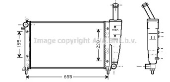 Теплообменник AVA QUALITY COOLING FT2218