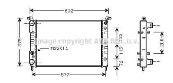 Теплообменник AVA QUALITY COOLING FT2224