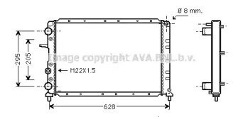 Теплообменник AVA QUALITY COOLING FT2236