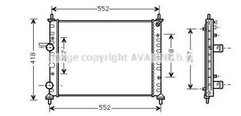 Теплообменник AVA QUALITY COOLING FT2249