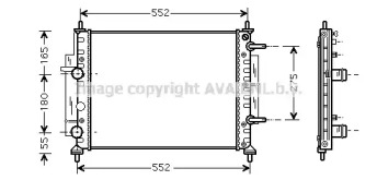 Теплообменник AVA QUALITY COOLING FT2260