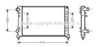 Теплообменник AVA QUALITY COOLING FT2262