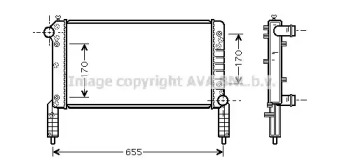 Теплообменник AVA QUALITY COOLING FT2263