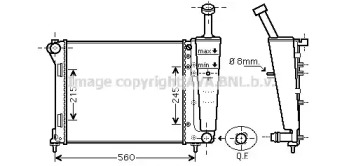 Теплообменник AVA QUALITY COOLING FT2345