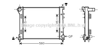 Теплообменник AVA QUALITY COOLING FT2387