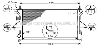 Теплообменник AVA QUALITY COOLING FT2399