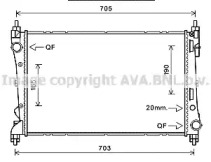 Теплообменник AVA QUALITY COOLING FT2449